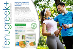 VH Nutrition Fenugreek+ capsules closeup highlights easy-to-swallow form for daily use.