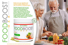 VH Nutrition FoodBoost MAX label details with ingredients for natural digestion support.