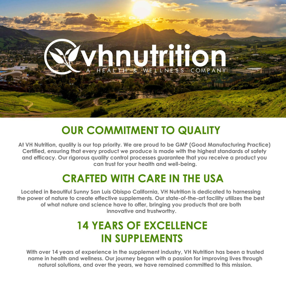 VH Nutrition FoodBoost MAX serving graphic illustrates 1300mg per serving potency.