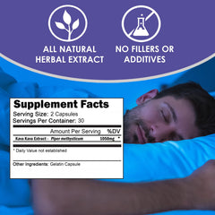 VH Nutrition KAVA+ label detail emphasizes premium kava extract.