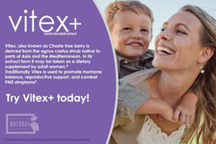 VH Nutrition VITEX+ ingredient close-up highlights pure Vitex berry extract.