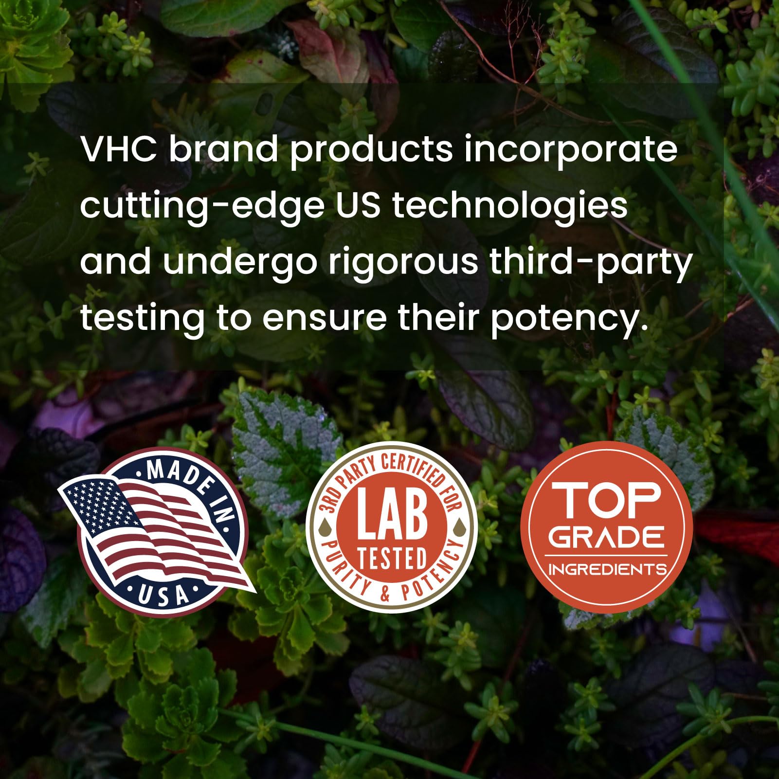 VHC Benfotiamine 600mg lab-tested label signals quality.
