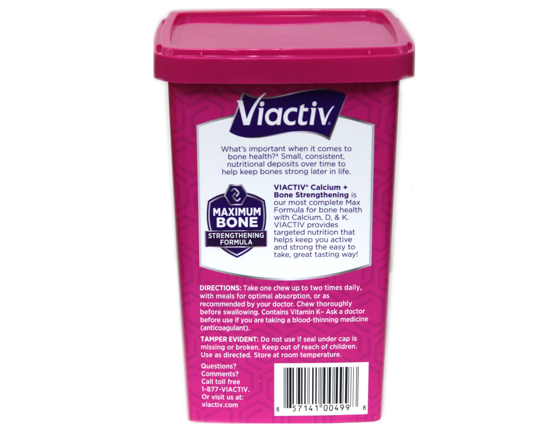 Viactiv 3-pack packaging image highlighting convenience and value.