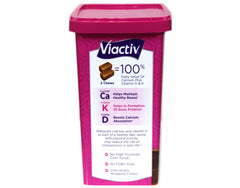 Viactiv calcium D3 label closeup showing vitamin D3 addition.