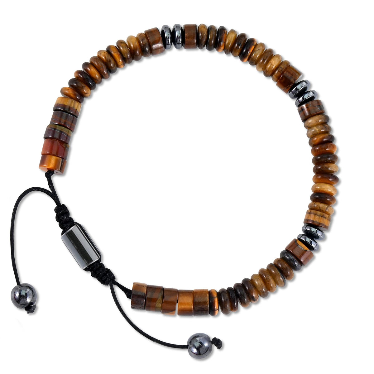 VIBILIA healing crystal bracelet with tiger eye beads, ideal for everyday wear and versatile style.