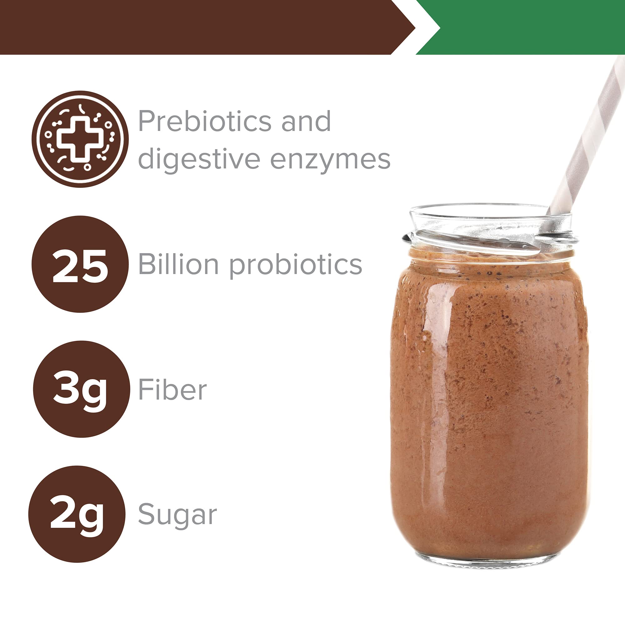 Vibrant Health Green Vibrance mixed in water showing quick plant-based nourishment.