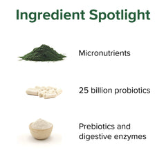 Vibrant Health Green Vibrance features goji berries and greens in a single scoop.