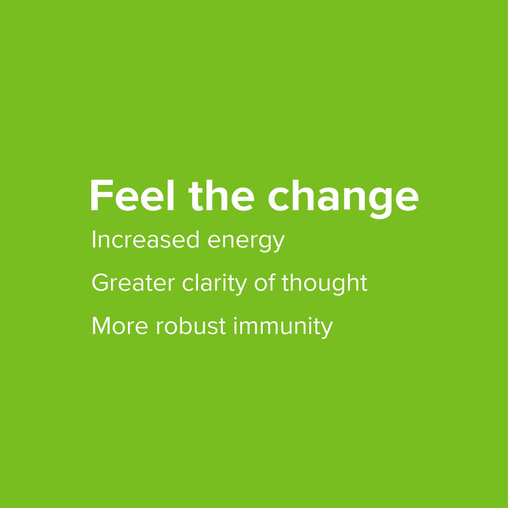 Vibrant Health Green Vibrance blends holy basil and flaxseed into a smooth powder.