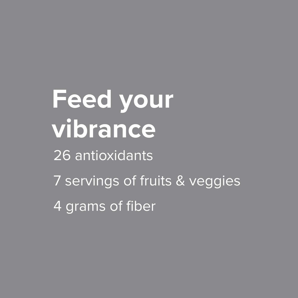 Vibrant Health Maximum Vibrance ingredients close-up with colorful whole-food components