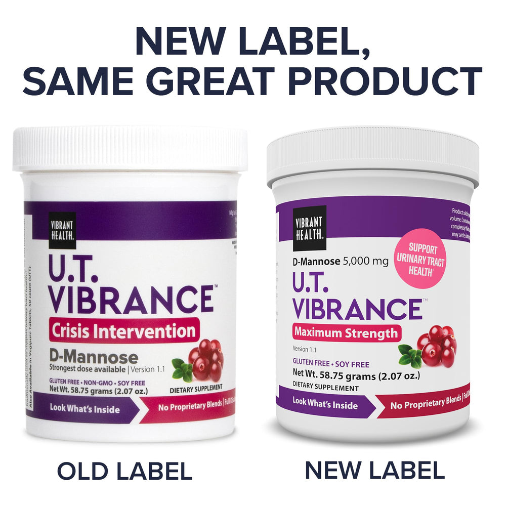 Pouring Vibrant Health UT Vibrance powder into water for mixing