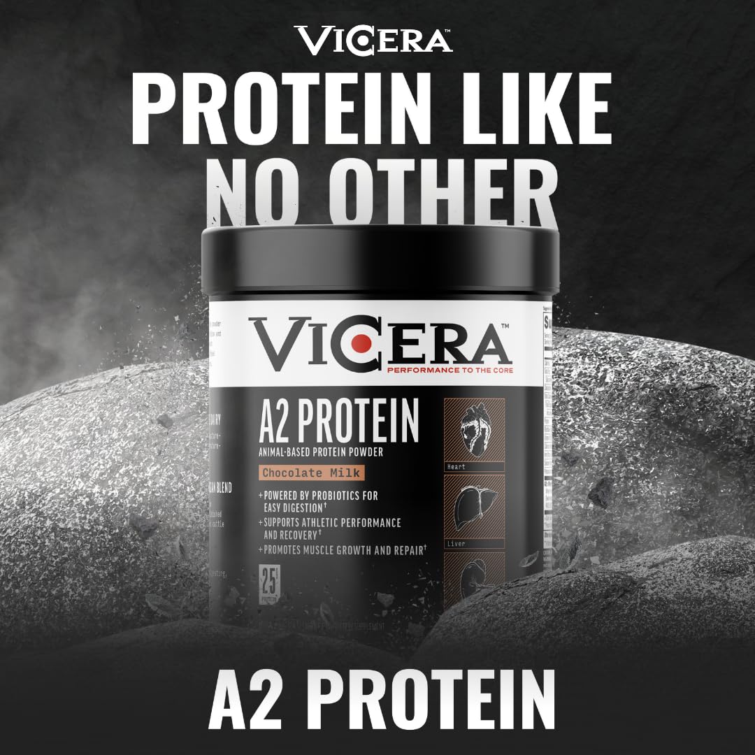 Vicera A2 open tub with measuring scoop for easy daily use and recipes.