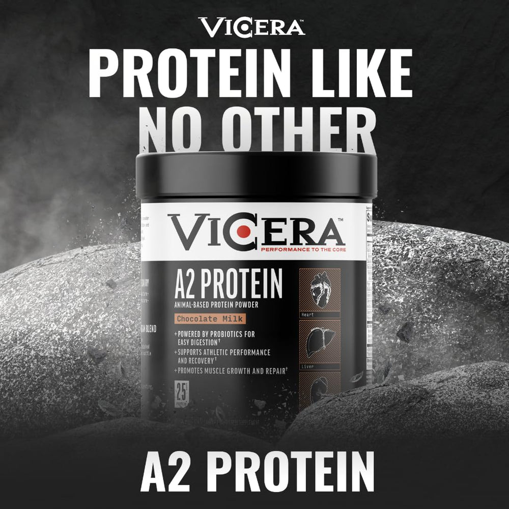 Vicera A2 open tub with measuring scoop for easy daily use and recipes.