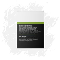 VICERA Lime electrolyte powder in a glass of water for refreshing hydration.