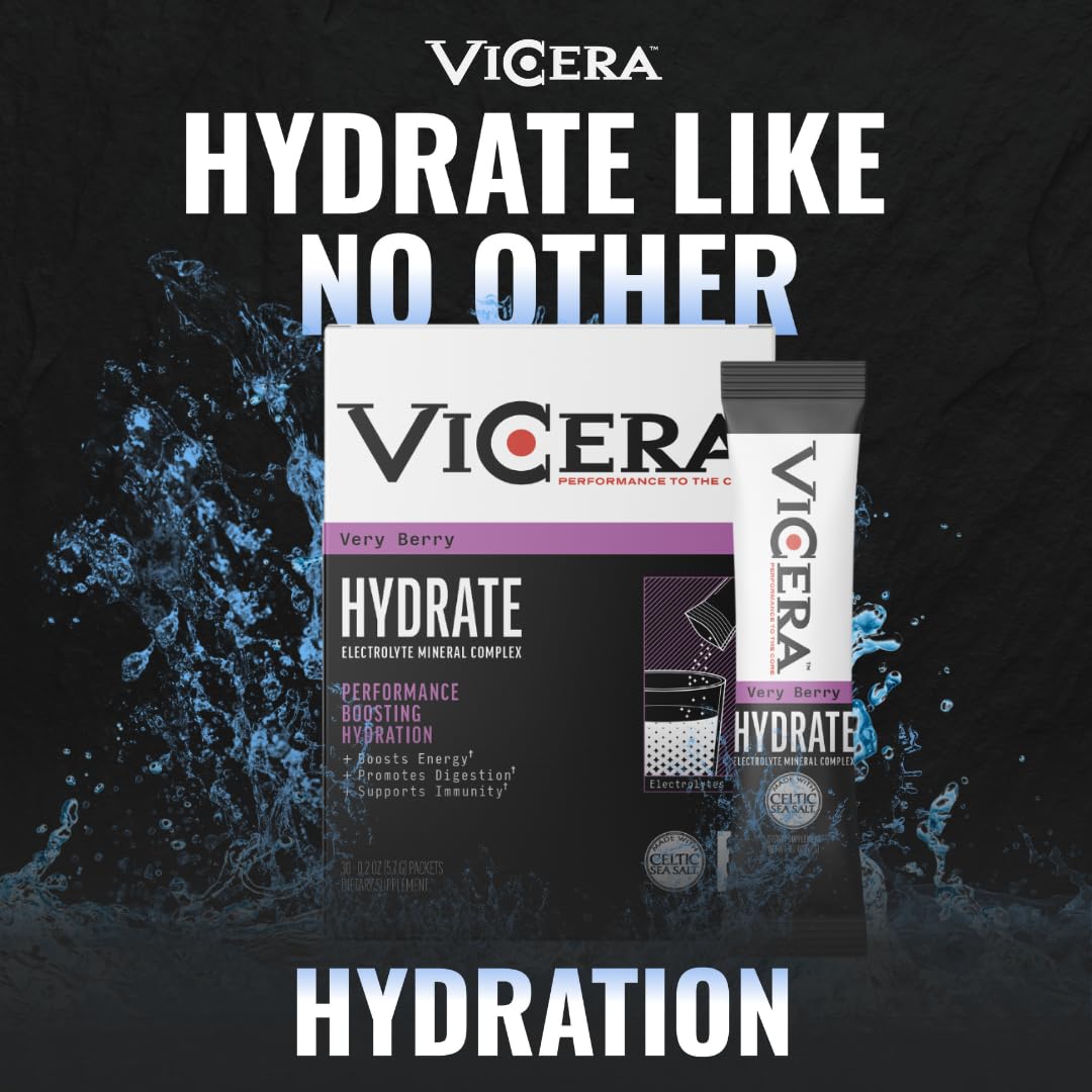 VICERA Hydrate supports hydration during travel, workouts, and busy days.