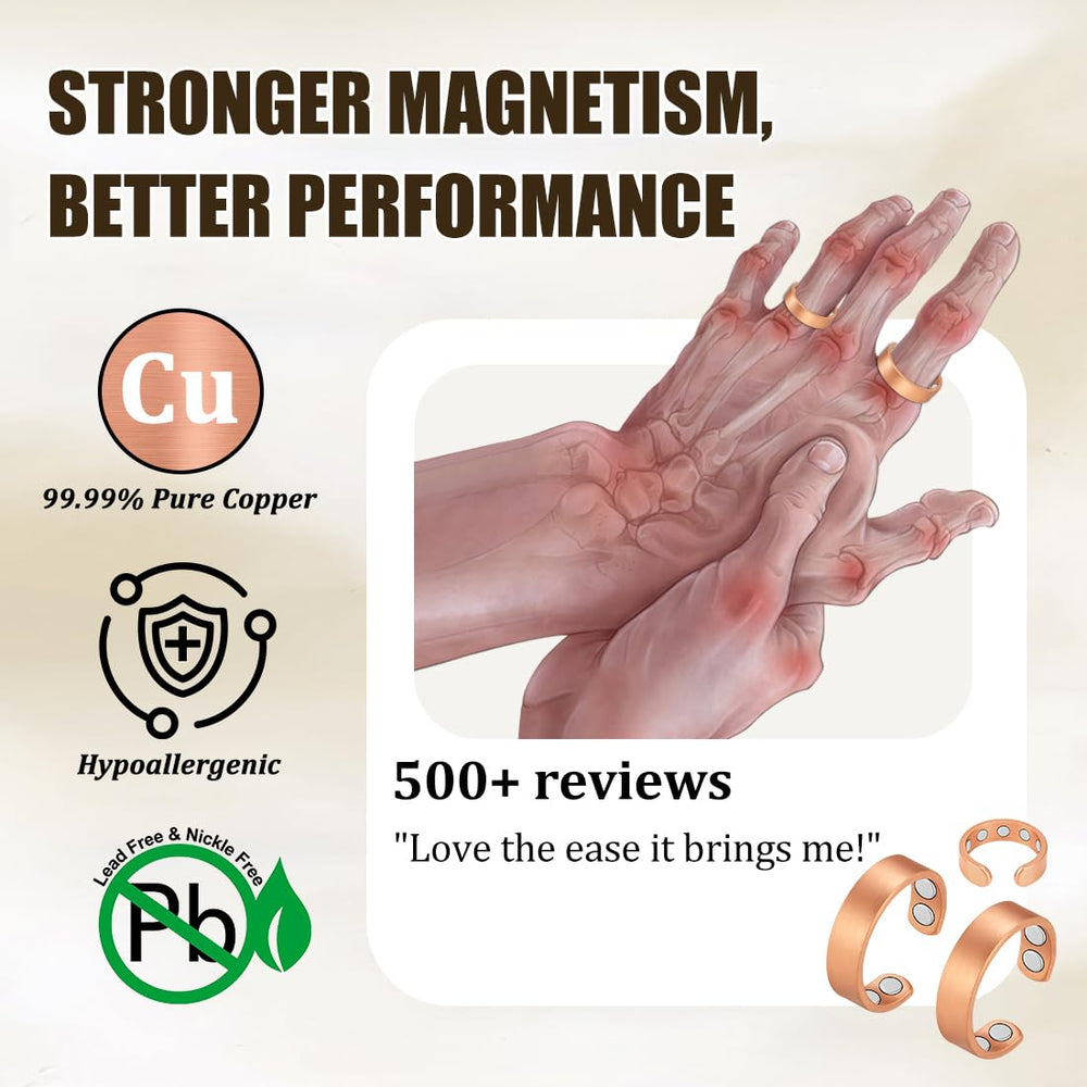 Vicmag adjustable fit ring designed for flexible sizing.