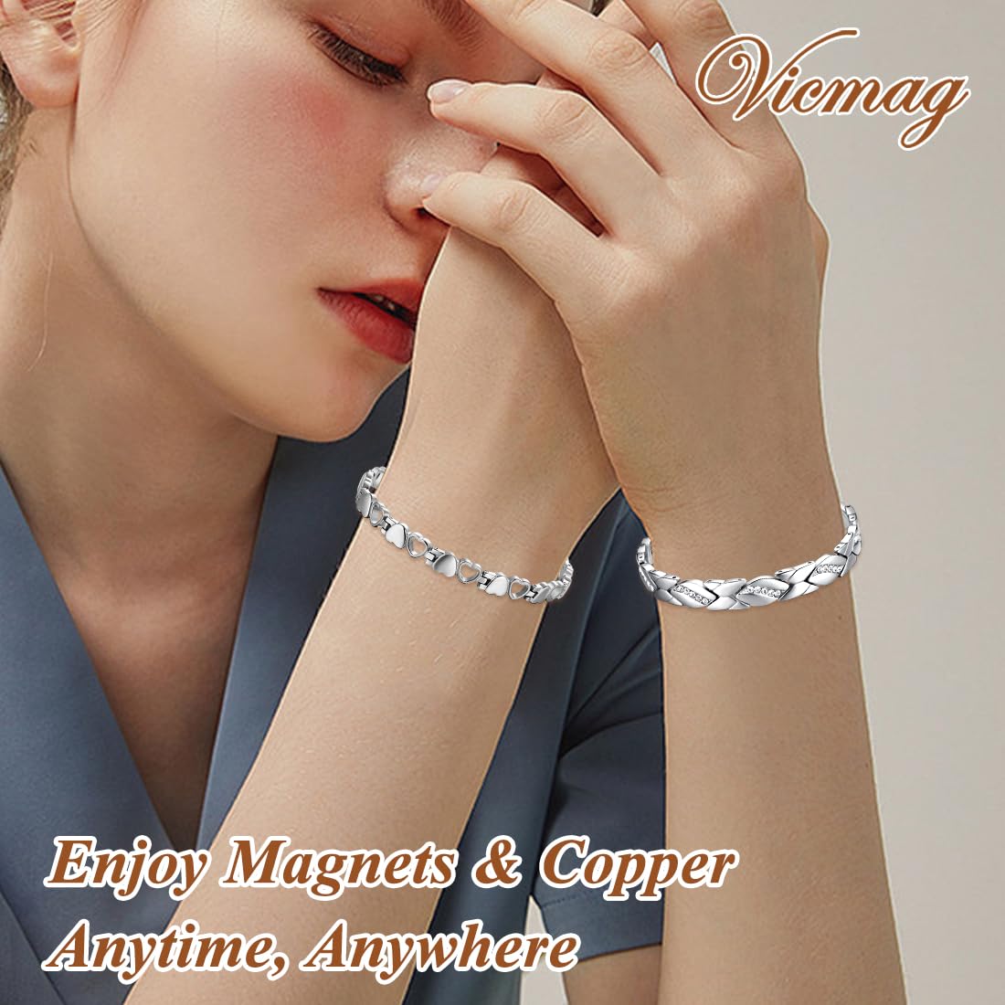 Vicmag comfortable wear on the wrist during daily activities