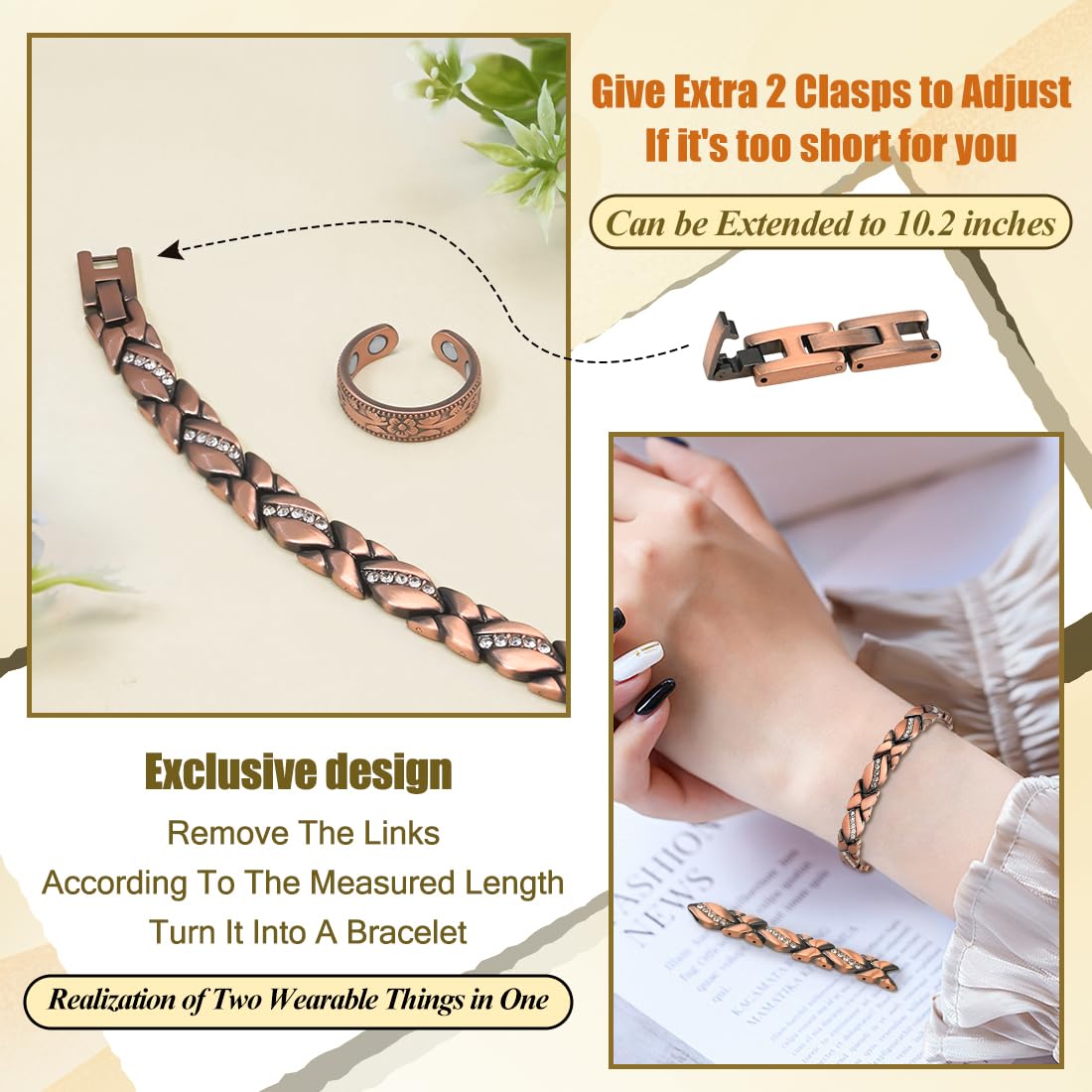 Vicmag gift box presentation makes this anklet ready to gift.