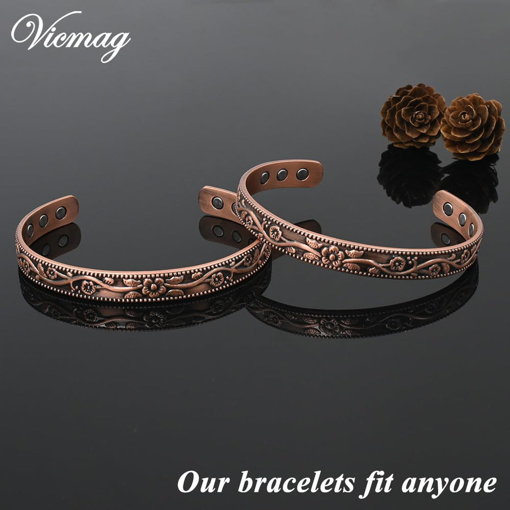 Vicmag copper bracelet for daily wear and wrist support