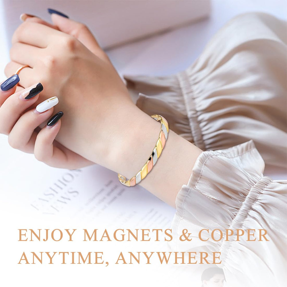 Vicmag adjustable bracelet 17.5 cm length for comfortable wear