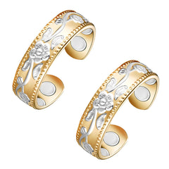 Vicmag Copper Magnetic Ring closeup shine highlights craftsmanship and radiant finish.