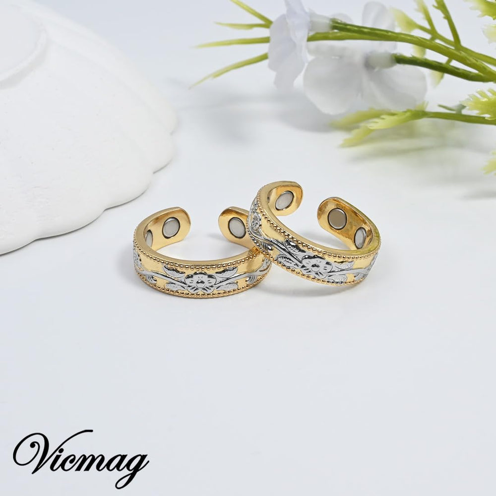 Vicmag Copper Magnetic Ring polished surface showcases refined details and warmth.