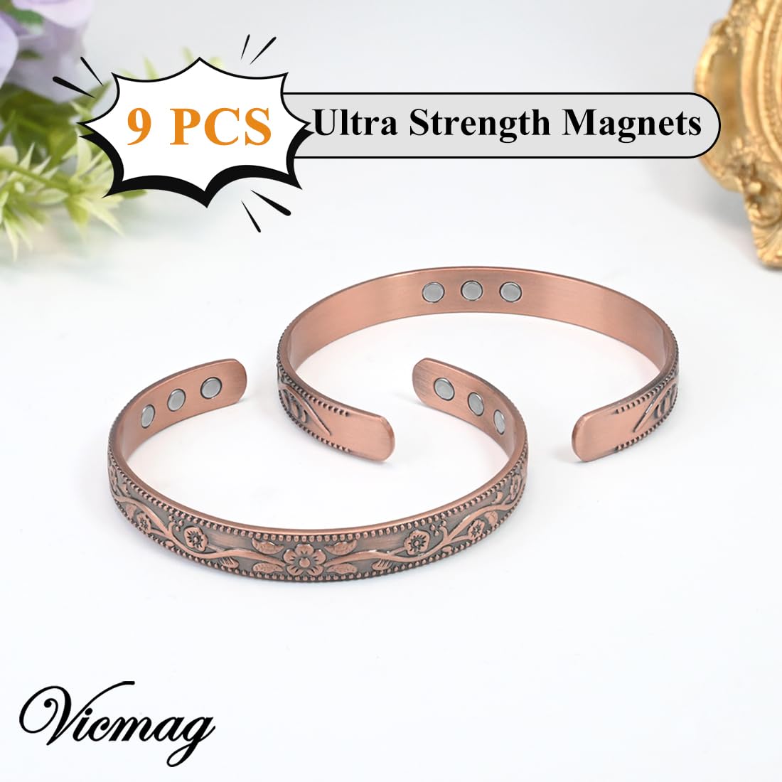 Vicmag daily wear copper jewelry adds subtle style