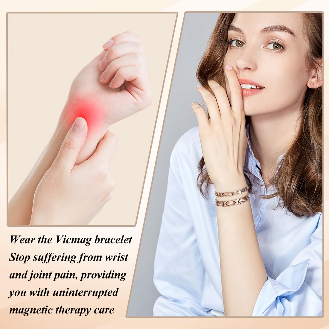 Durable copper with tarnish-resistant coating for long-lasting shine.