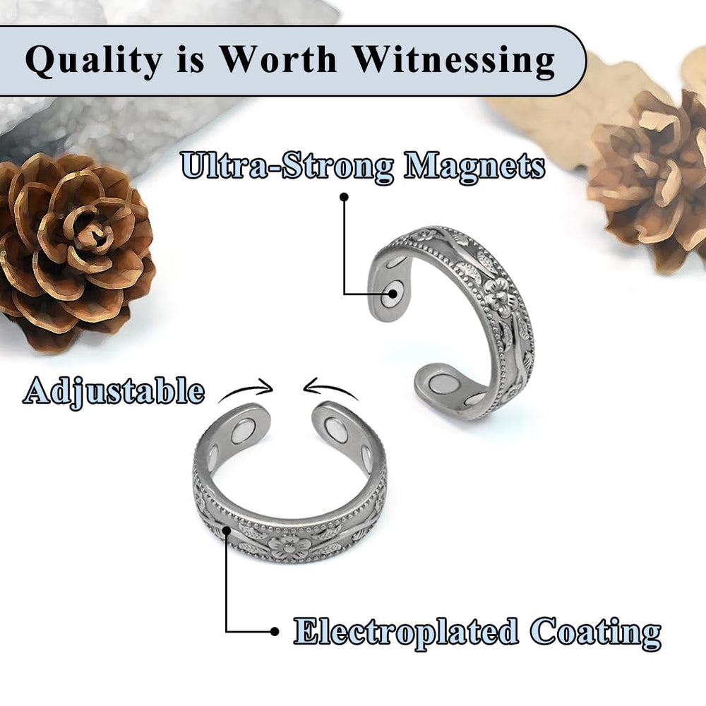 Vicmag lightweight ring offers all-day comfort for casual and formal outfits.