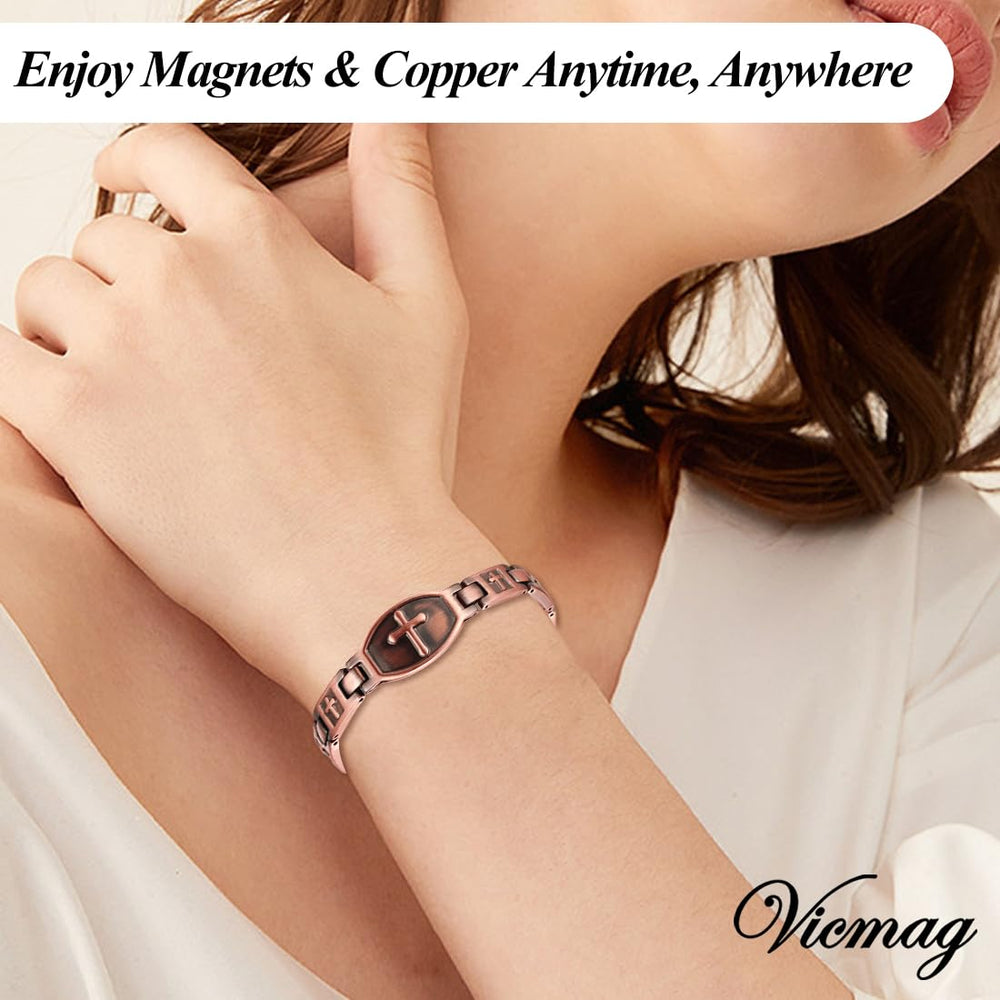 Vicmag oxidation-resistant coating keeps copper look fresh with daily wear.