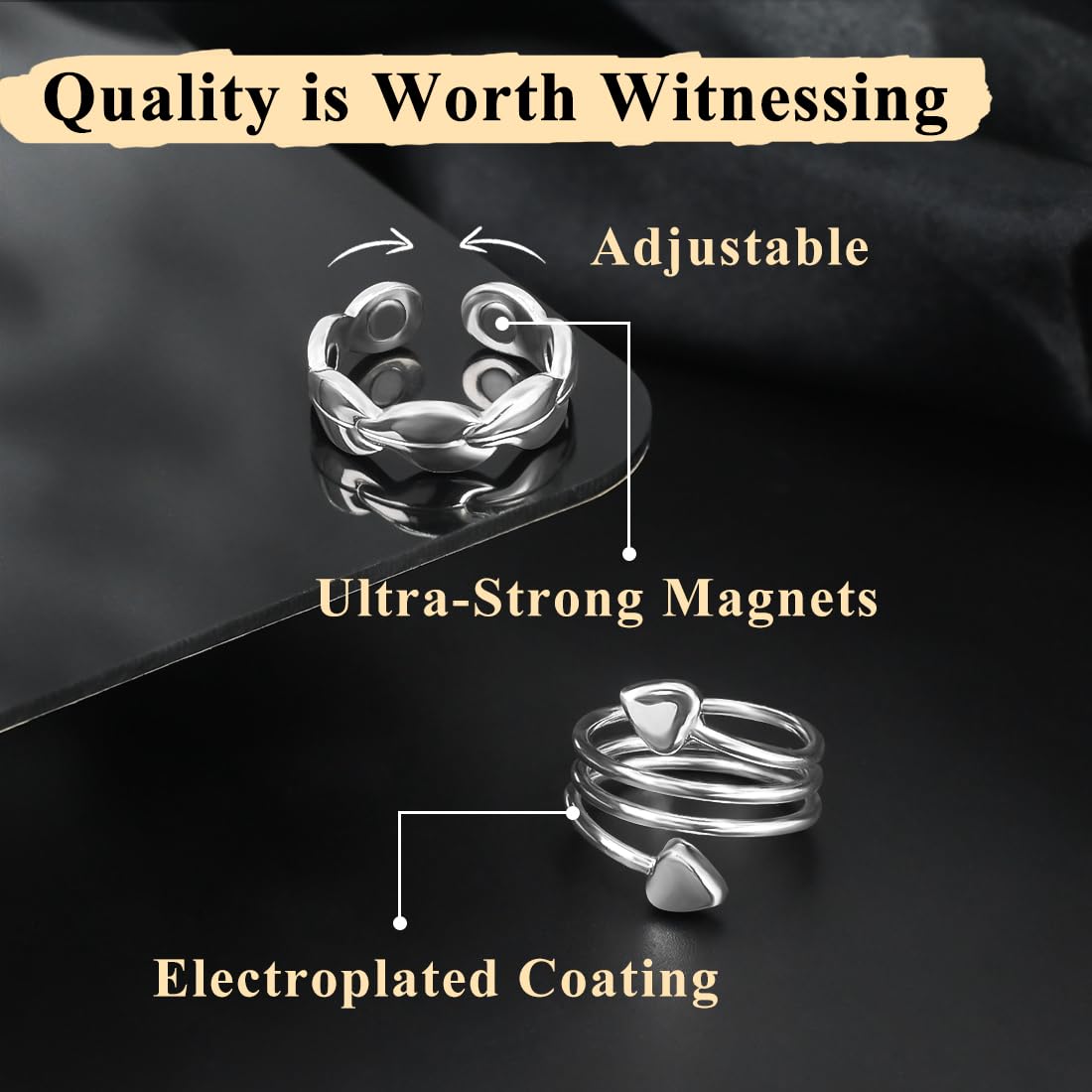 Vicmag protective coating copper ring resists tarnish and scratches.