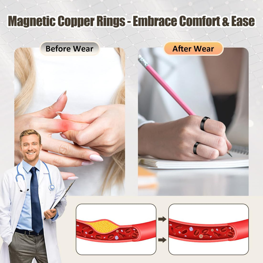 Vicmag rings side view demonstrates adjustable open-end fit for comfortable wear.
