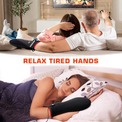 Viconor infrared hand-therapy gloves side view showing ergonomic fit and comforting warmth for hands