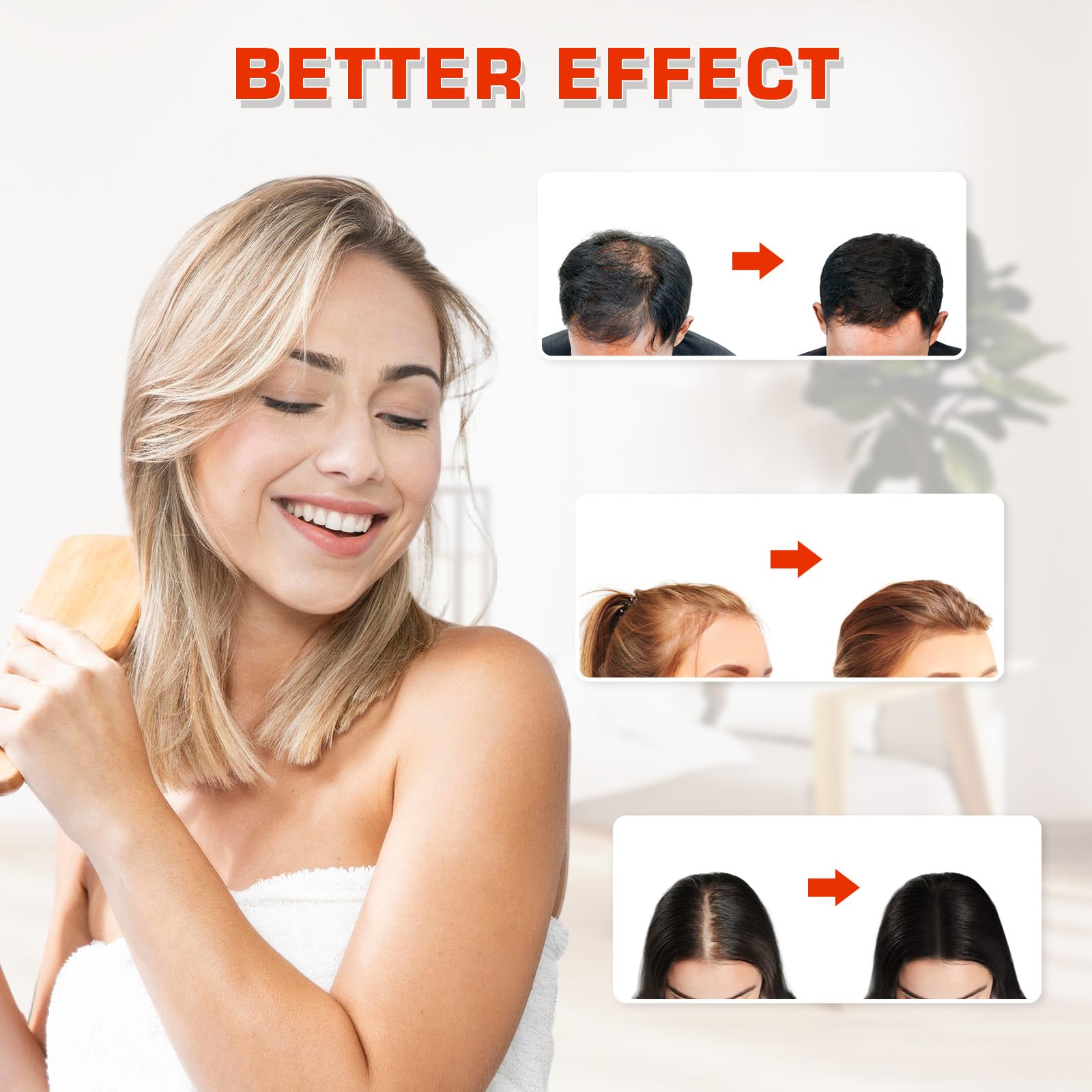 Viconor Laser Hair Growth Cap side view illustrating discreet wear during routines