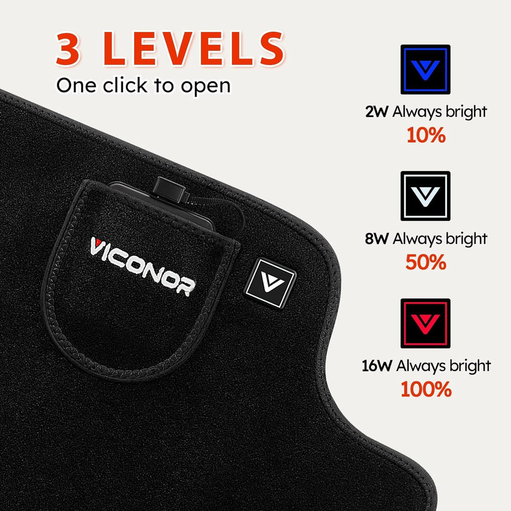 Viconor portable wrap with adjustable strap for versatile fit