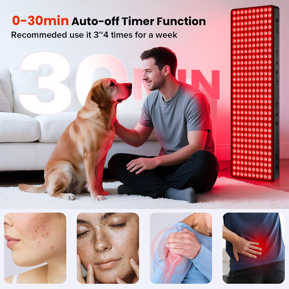 Viconor panel with timer and cooling fans for comfortable sessions.