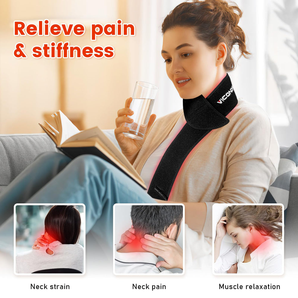Viconor belt around the face provides soothing warmth and comfortable recovery vibes.