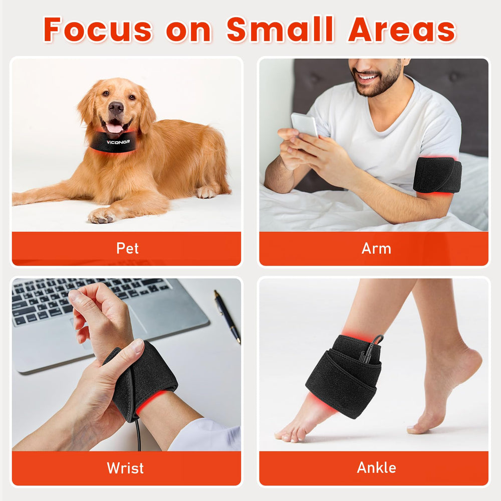 Viconor knee-wrap provides targeted coverage and potential support for daily mobility.