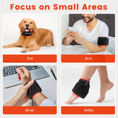 Viconor knee-wrap provides targeted coverage and potential support for daily mobility.