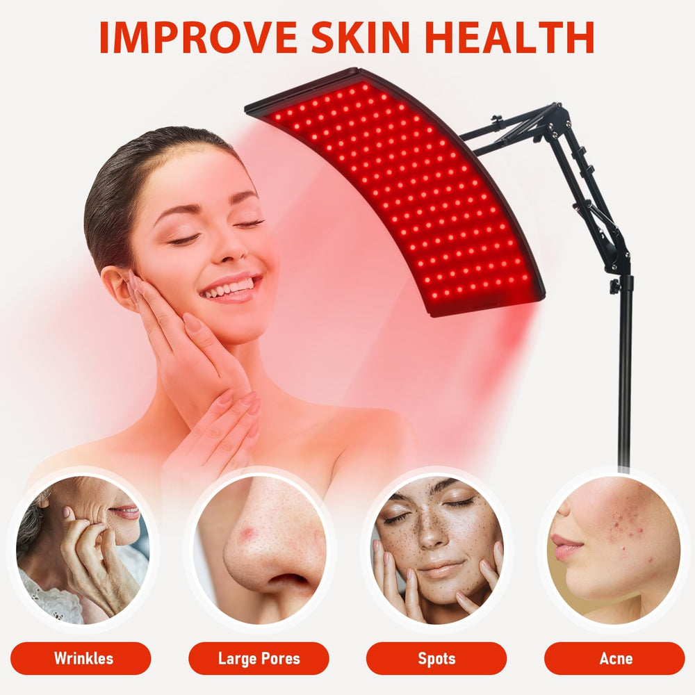 Viconor red light therapy lamp body-coverage panel for full‑body exposure