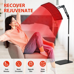 Viconor red light therapy lamp face-panel focused for facial use