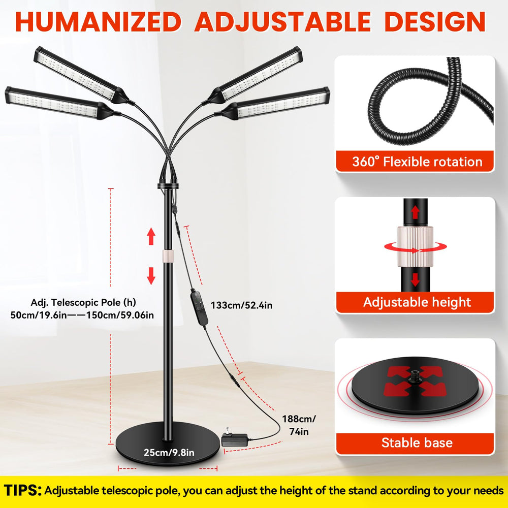 Viconor lamp optimized for facial-use sessions at home