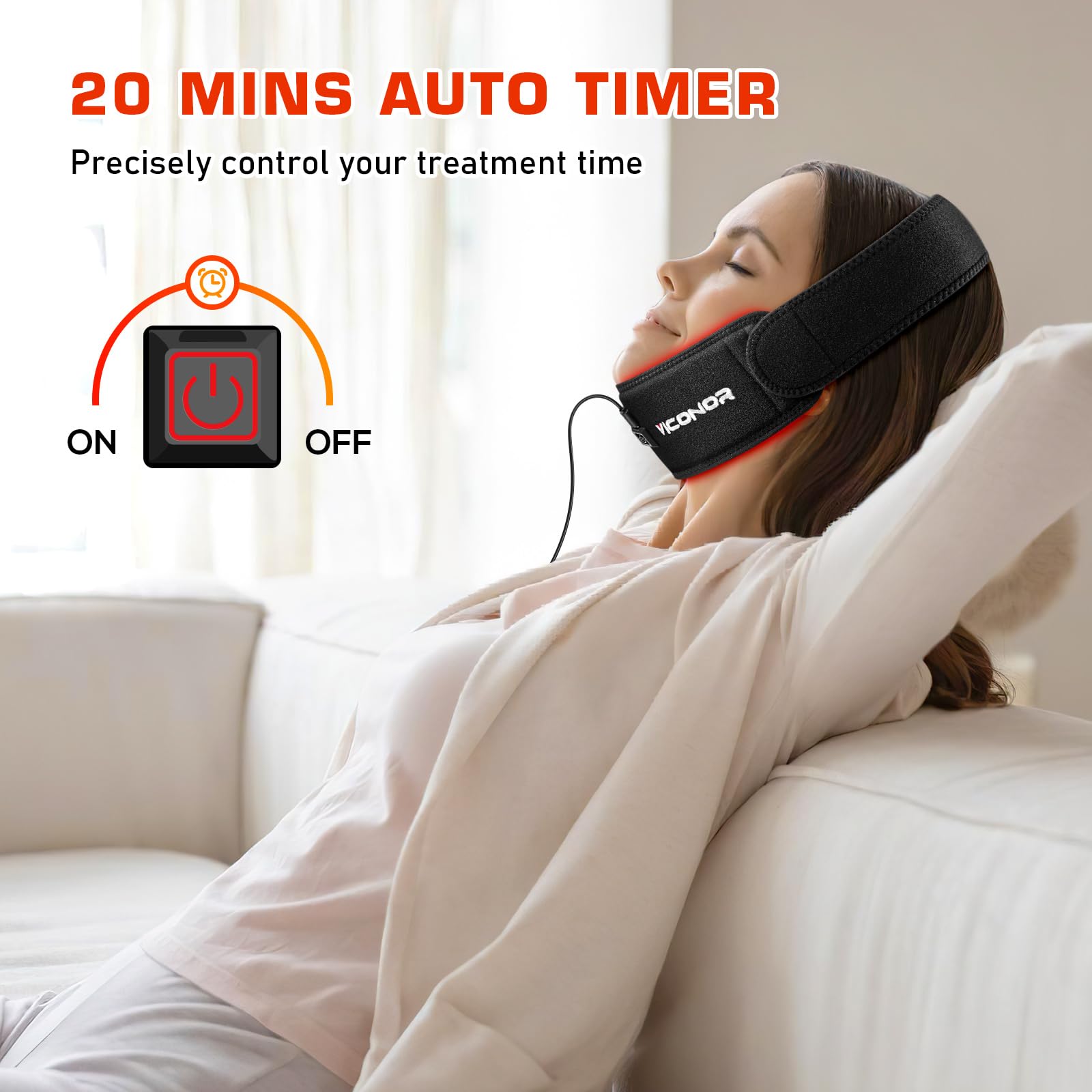 Viconor wearable used quietly during work or at home