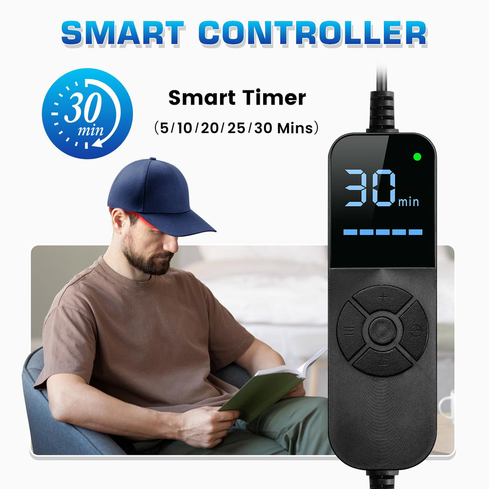 Viconor wearable laser cap design for comfortable, hands-free use.