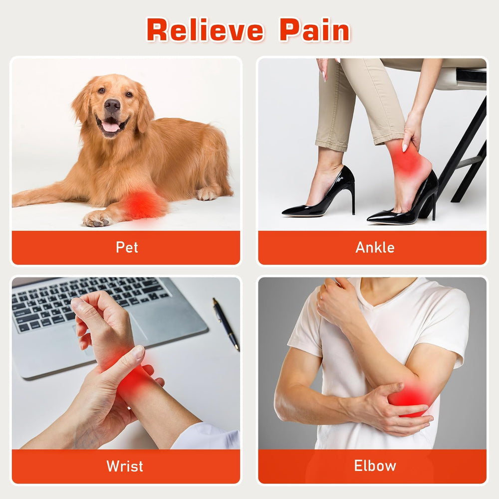 Viconor wearable therapy belt in hands-free use during daily tasks.