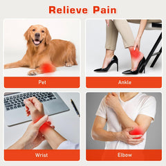 Viconor wearable therapy belt in hands-free use during daily tasks.