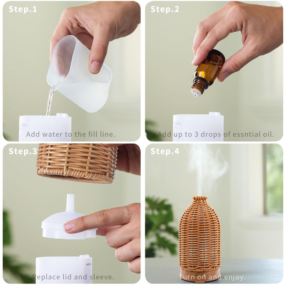 Victoria Aroma diffuser 100ml capacity for long-lasting aroma without frequent refills.