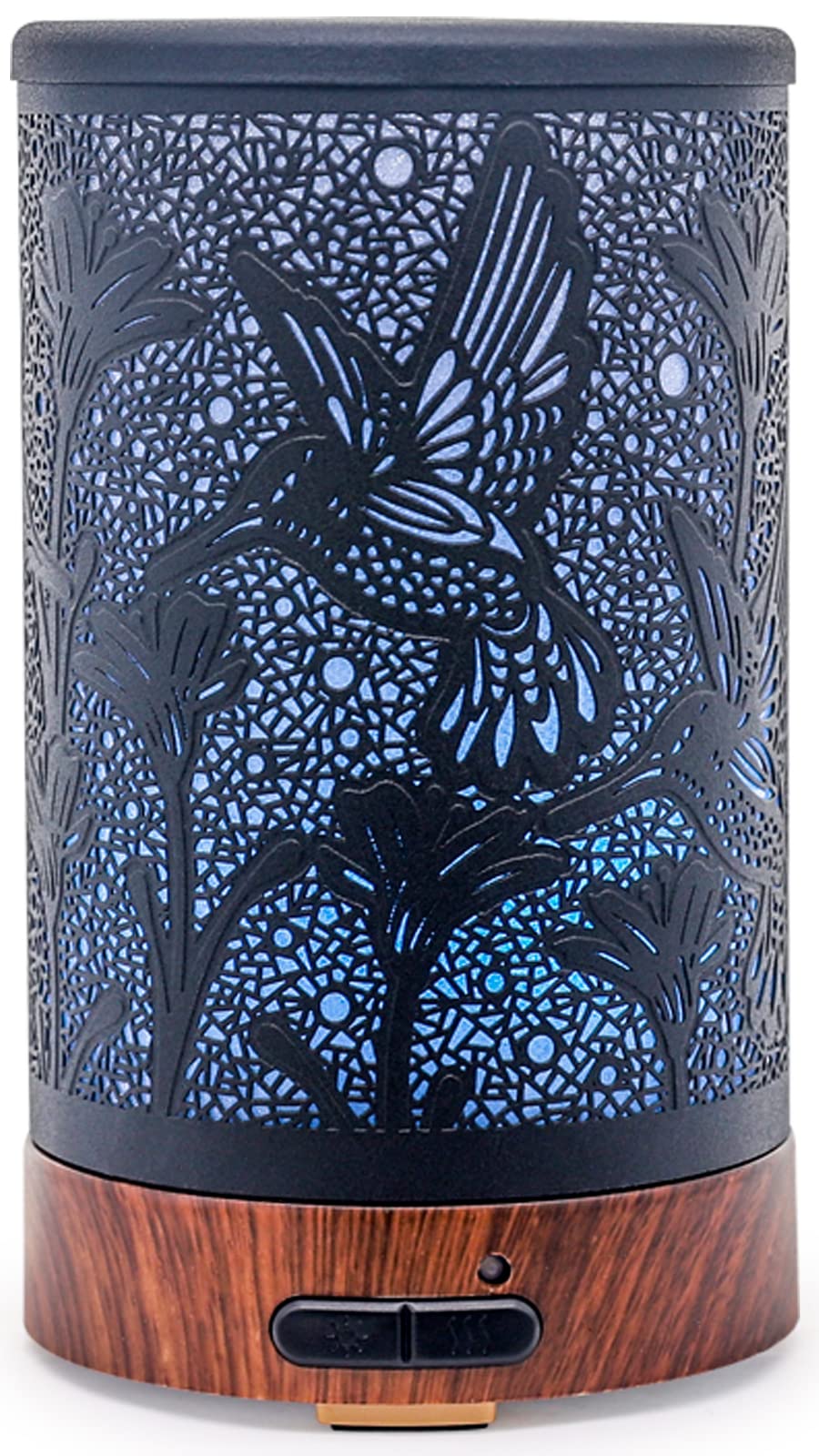 VICTORIA AROMA Hummingbird diffuser with metal base for durable, elegant home aroma.