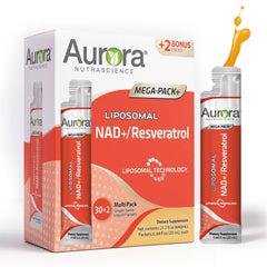 Vida Lifescience NAD liposomal liquid bottle for convenient daily energy support.