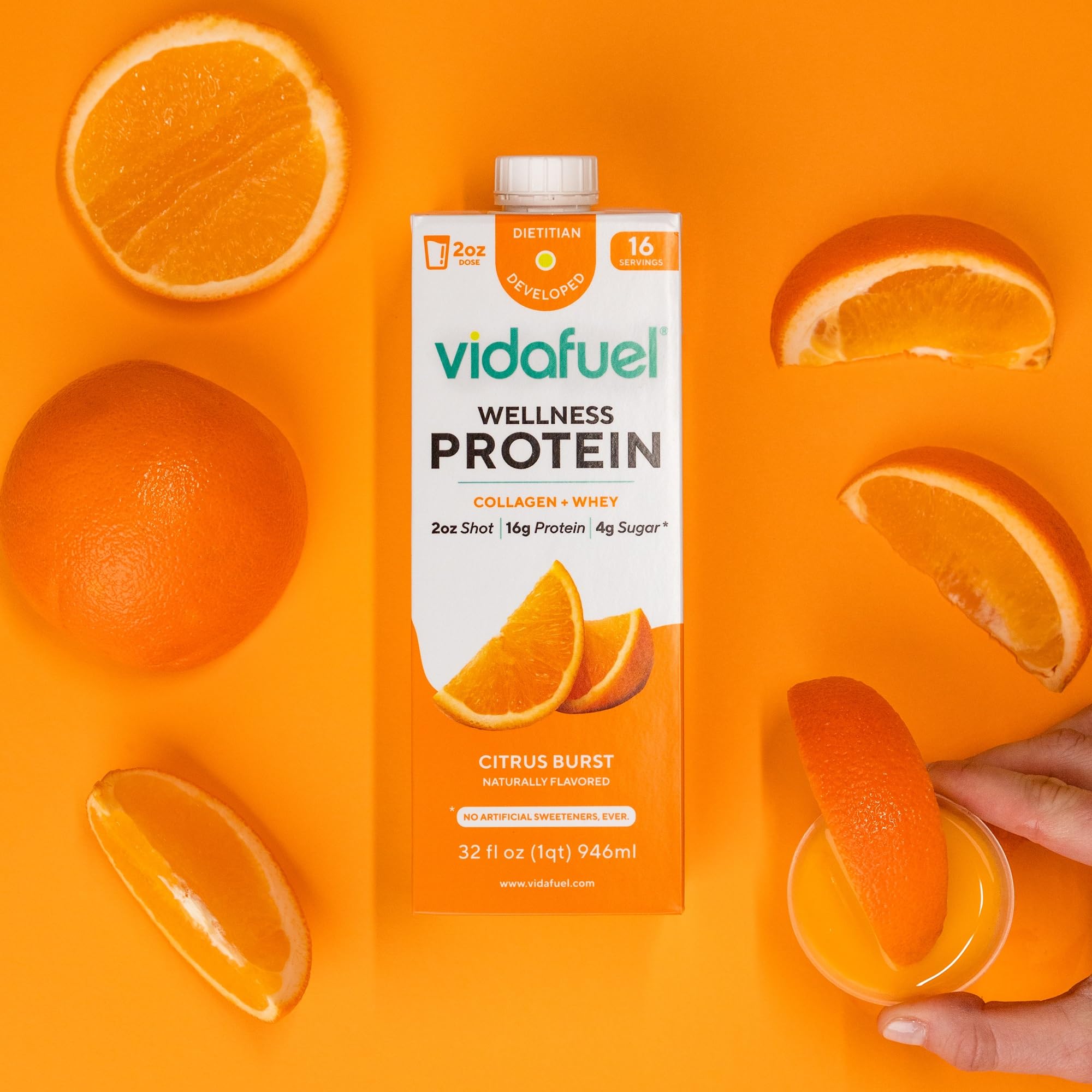 Vidafuel dietitian-developed label indicating nutrition-focused design