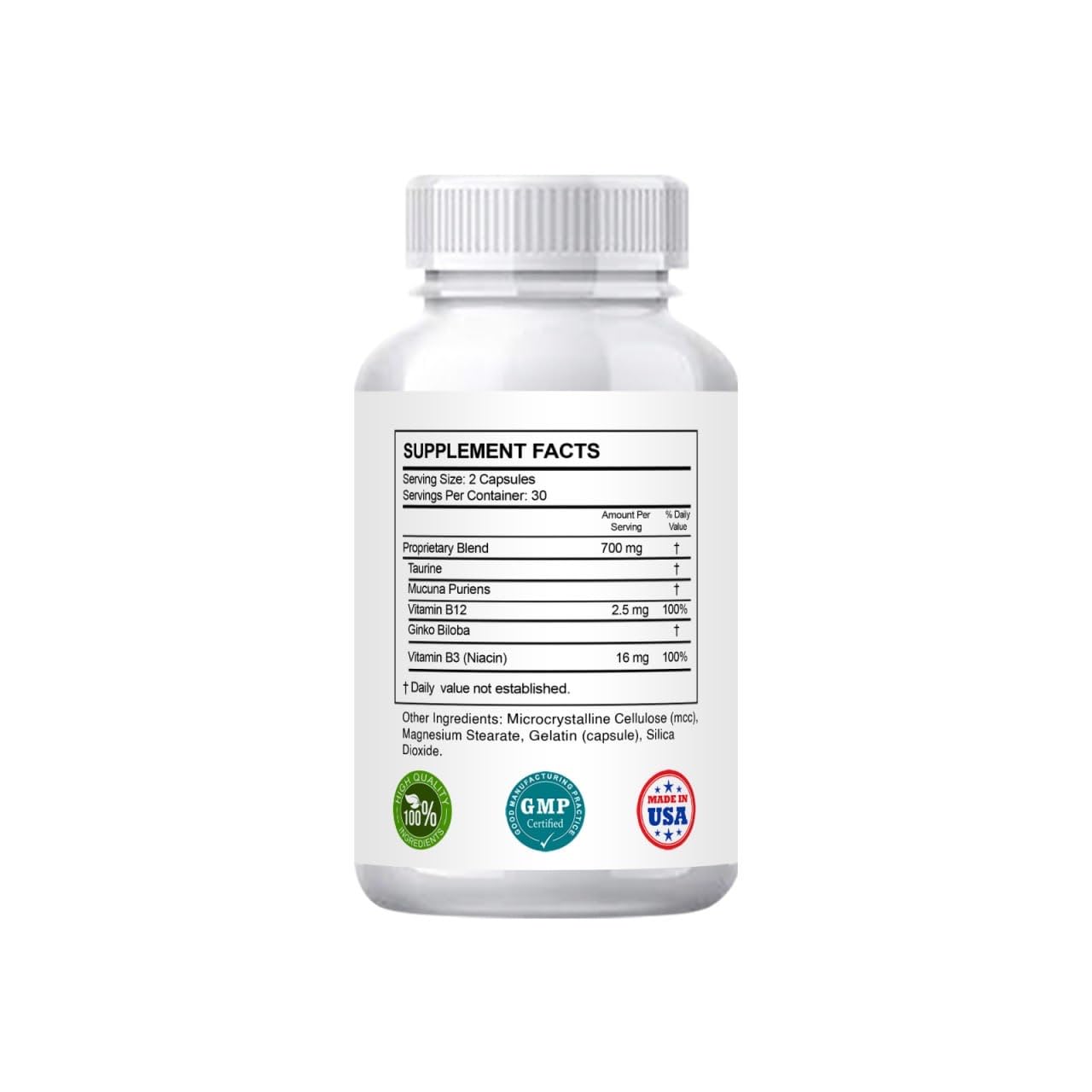 Bottle dispensing capsules for on-the-go daily use.